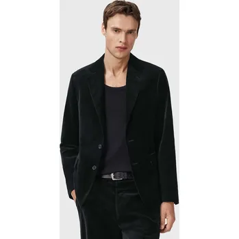 Dámské sako Bavlněné sako AllSaints SAGA M017QD černá 99X, vel. 38