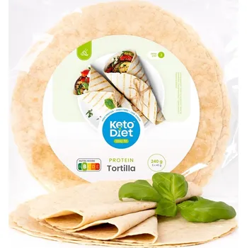Keto dieta KetoDiet Proteinová tortilla (6 ks)
