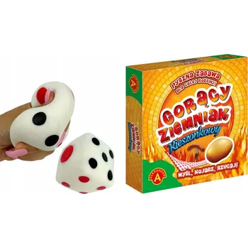 Desková hra 2V1 HORKÝ BRAMBOR + MAČKACÍ HRAČKA ANTISTRESOVÁ HRACÍ KOSTKA