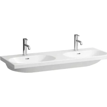 dvojumyvadlo Pro A 1496.7 s otvorem, 130/48 cm bílé