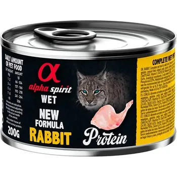Krmivo pro kočku Alpha Spirit Cat Adult - Rabbit Protein 200g