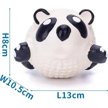 Hračka pro psa Latexová zvířátka Nobleza pro psa - ovce, ptáček, panda 11 cm Barva: Šedá