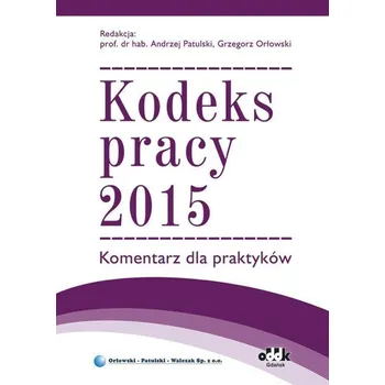 Umění Kodeks pracy 2015 Komentarz dla praktyków Patulski Andrzej, Orłowski Grzegorz