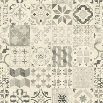 pvc podlaha PVC Tarkett Iconik 240 - Almeria Black Patchwork - tloušťka 2,4 3 m