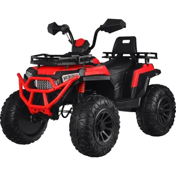 Dětská tříkolka Dětská elektrická čtyřkolka 4x4 s plynovým tlumičem v rukojeti červená