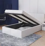 Čalouněná dvoulůžková postel ŚpijZdrowo 120x200 bílá
