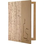 CONTACTO Vinný lístek ze syntetické kůže 340x240 mm, imitace korku | CONTACTO, 5833/040