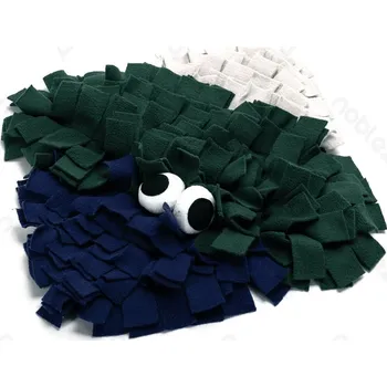 Hračka pro psa Čichací interaktivní koberec pro psa Nobleza Monster 32x32 cm Barva: Zelená