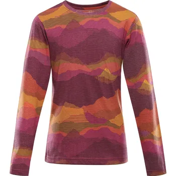 Dívčí oblečení Dětské bavlněné triko ALPINE PRO Ecco 2 růžové Velikost: 140-146