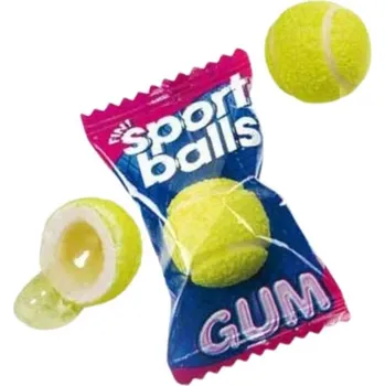 Bonbon Fini Tennis Balls Bubble Gum 5g