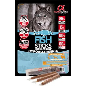 Pamlsek pro psa Alpha Spirit 4 Sticks - rybí tyčinky 4ks