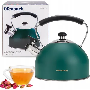 Varná konvice Tradiční ocelová Konvice Ofenbach 2,2 l zelená