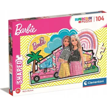 Puzzle Puzzle Clementoni 104 dílků CLEMENTONI 104 dílků Barbie shaped