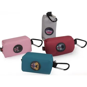 sáček na exkrement Zásobník na sáčky na exkrementy Camon Neopren Barva: Červená