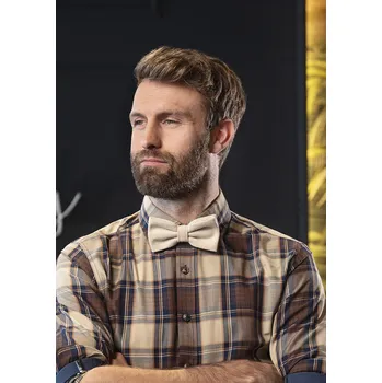 Motýlek KARLOWSKY Motýlek Urban-Herringbone Barva: červená