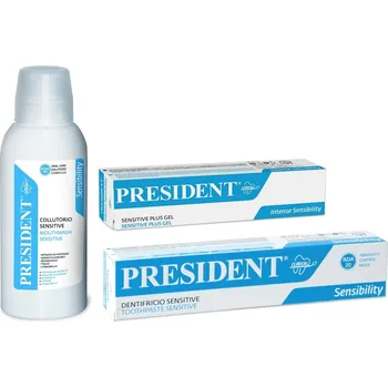 Ústní voda PresiDENT Sensibility sada pro citlivé zuby
