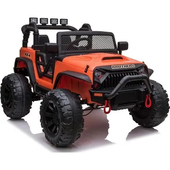 Dětské elektrovozidlo Elektrické autíčko Jeep Brothers oranžové