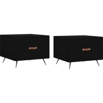 Konferenční stolek Kávový stolek VidaXL čtvercový 50 x 40 x 50 cm černý