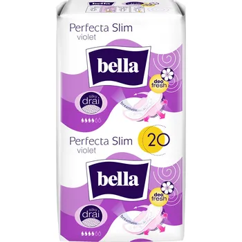 Menstruační vložka Bella Perfecta Slim Violet ultratenké menstruační vložky, 20 ks