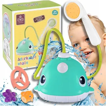 Hračka pro nejmenší FONTÁNA VZDĚLÁVACÍ HRAČKA DO VANY STŘÍKAJÍCÍ VELRYBA 3 TIPY