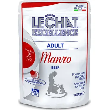 Krmivo pro kočku Monge Italy Monge LeChat Excellence Adult hovězí kousky 100 g