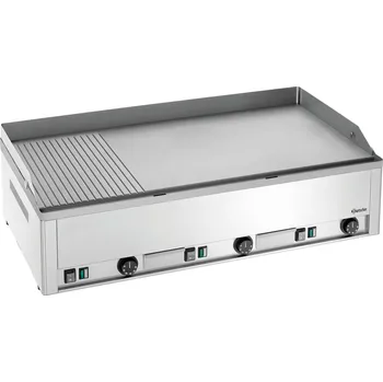 Kuchyňský gril BARTSCHER Grilovací deska, hladká/vroubkovaná, 9 kW, 980x535x290 mm | BARTSCHER, GDP 980E-GR