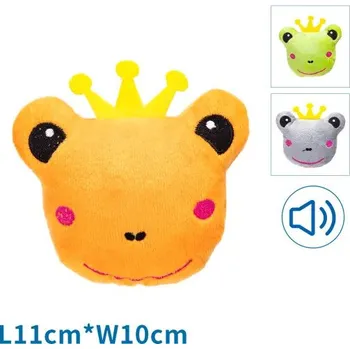 Hračka pro psa Plyšová hračka pro psa Nobleza - žába 11 cm Barva: Oranžová