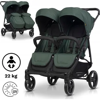 Kočárek Kočárek pro dvojčata Euro-Cart DOBLO Mineral