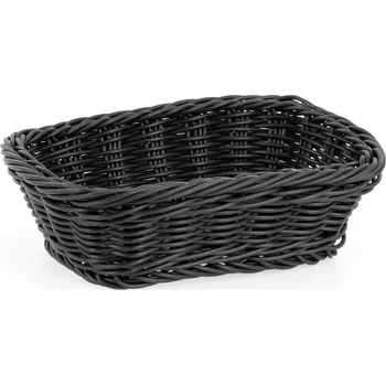 TECHNICA Košík obdélníkový z polyratanu 190x130x60 mm, černý | TECHNICA, Gold Line