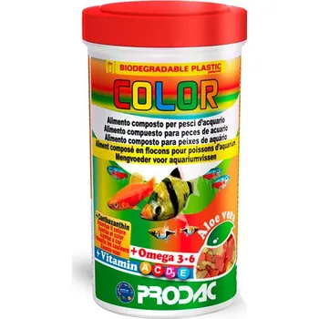 Krmivo pro rybičky Prodac Color Vegetable Flakes - 50 g