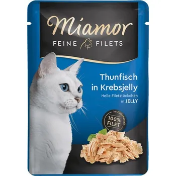 Krmivo pro kočku Miamor Feine Filets Cat - Tuňák v krabím želé kapsička 100g