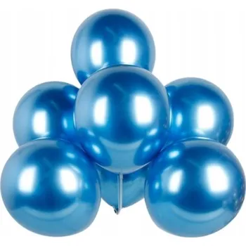 Balónek Latexový balónek 50 kusů modrý chromovaný SVATEBNÍ HOSTINA svatba NAROZENINY Svatba