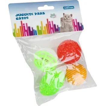Hračka pro kočku Set hraček pro kočku Nobleza - Mix 4 míčků