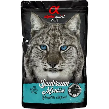 Krmivo pro kočku Alpha Spirit Cat - Jemná pěna z pražmy 85g