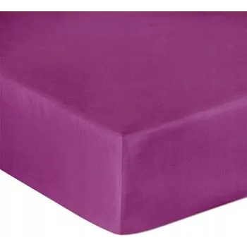 Prostěradlo Prostěradlo saténové s gumou 200x220 Světle Fialové Darymex