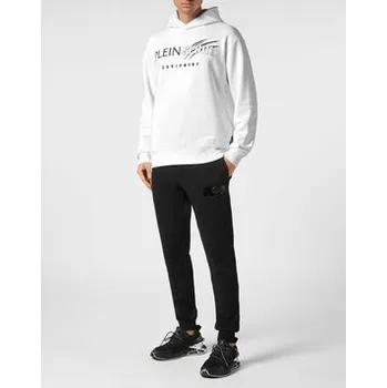 Pánská mikina Plein Sport Mikina 13111 Bílá Regular Fit XL