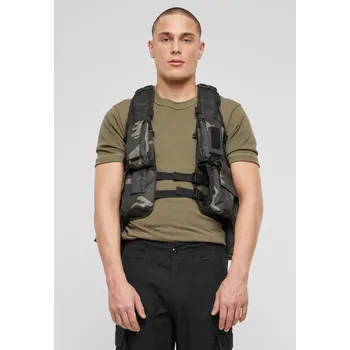 Neprůstřelná vesta Taktická vesta darkcamo Brandit černá 2541691
