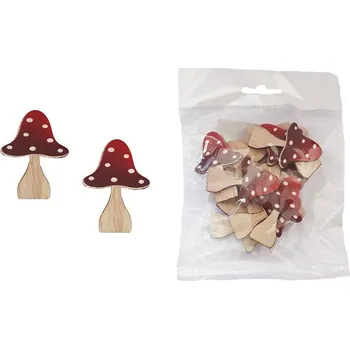 Dekorace muchomůrka 20 ks D6643