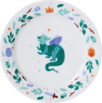 Talíř Bella Rose Dětský porcelánový talíř Drak Ø 19 cm