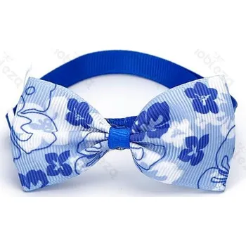 Motýlek Motýlek Flower pro psa Nobleza S 20-36cm Barva: Modrá