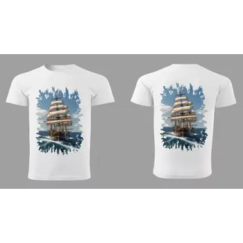 Pánské tričko Dětské tričko s Vaší fotografii oboustranný potisk vel. 146 (tričko s vypáleným obrázkem na zakázku dle vaší předlohy)