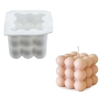 Silikonová forma na mýdlo a svíčku kostka II.