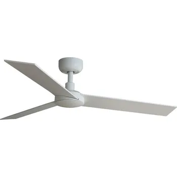 Domácí ventilátor FARO RUDDER S stropní ventilátor, bílá/popelavá