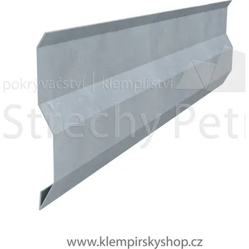 Střešní lemovaní Střechy Petr Krycí lišta r.š. 200 mm PE25 Barva: hnědá RAL 8019