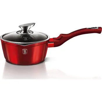 Hrnec Berlingerhaus Rendlík s poklicí s mramorovým povrchem 16 cm Burgundy Metallic Line