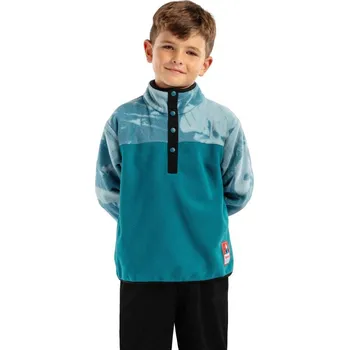 Pánská mikina SIROKO Chlapecká silná fleecová mikina Jumbo Zelená ZELENÁ