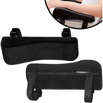 Měkké polstrování / návleky na područky kancelářské / herní židle - sada levá + pravá