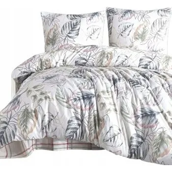 Povlečení Povlečení flanelové flanel 140x200 sada povlečení listy lístky