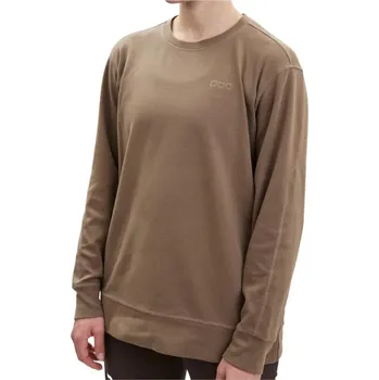 Dámská mikina POC Dámská sportovní mikina POC Poise Crew Neck KAŠTANOVÁ