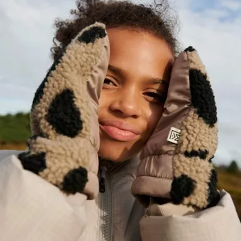 Rukavice LIEWOOD Grethe Dětské palčáky Mega Leo/Oat Velikost (od výrobce): 1 - 2 r.